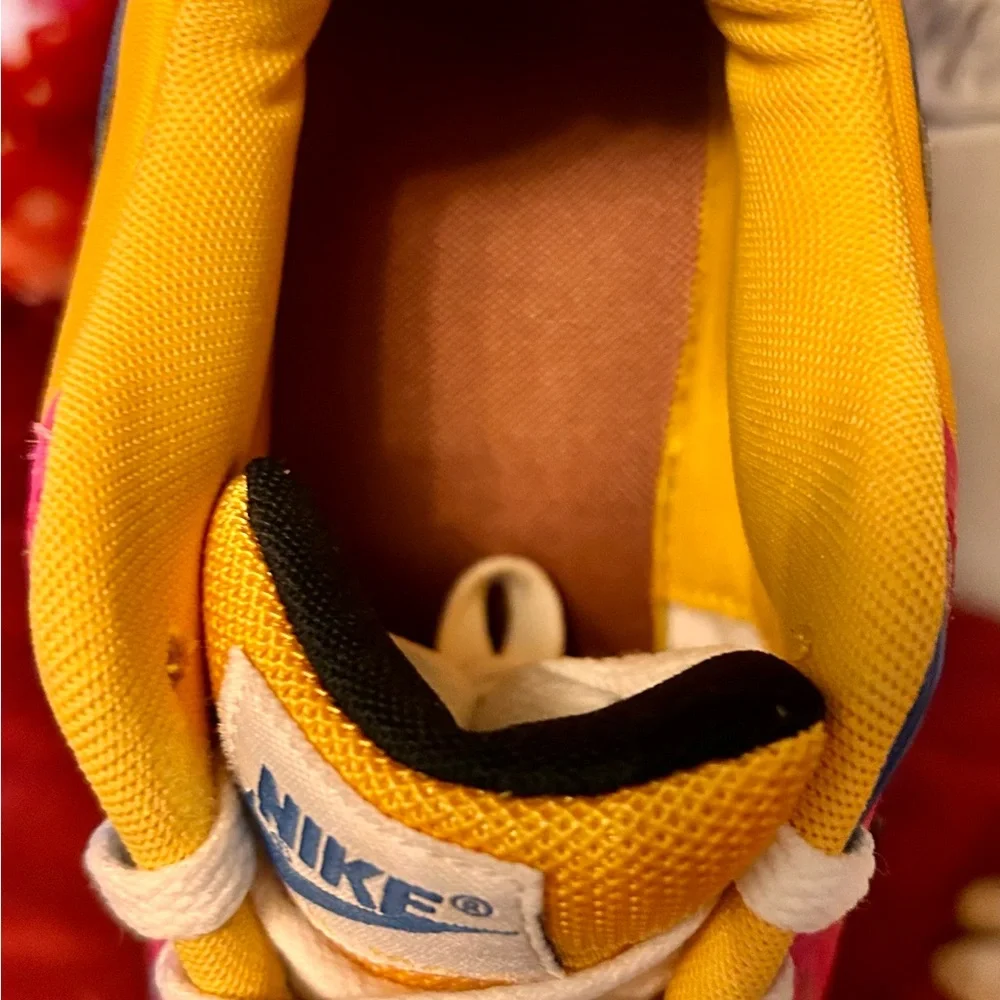 Nike Kids Air Max Sneakers - Pink, Blue, Yellow - Picture 6 of 8